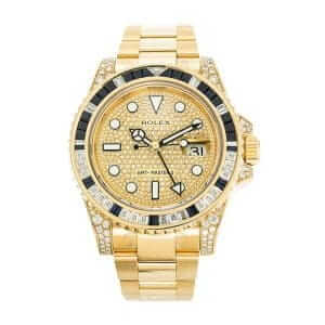 rolex-gmt-master-116758sa-ii-yellow-gold-automatic-gold-dial
