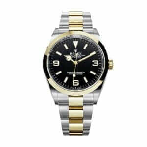 rolex-gmt-master-black-dial-yellow-gold-steel-watch