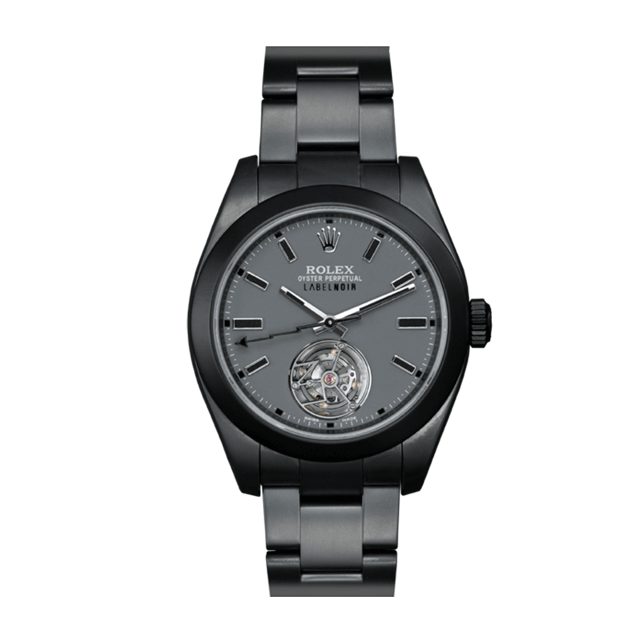 rolex-label-noir-black-dial-steel-watch