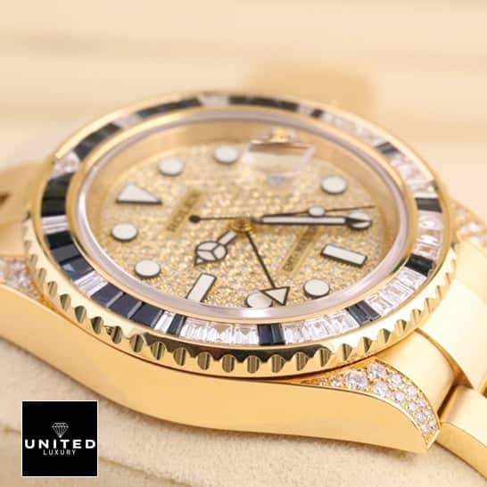 Rolex GMT-Master 116758SA Gem-Set Bezel 