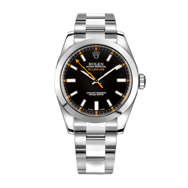 rolex-milgauss-black-dial-steel-watch
