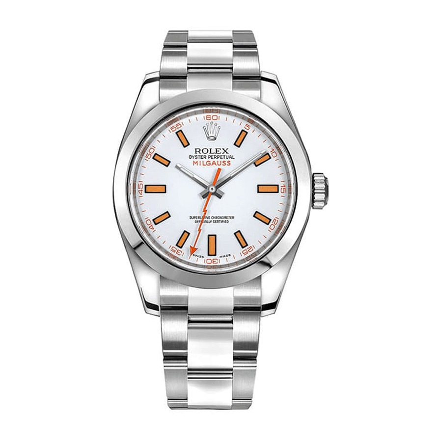 rolex-milgaus-white-dial-steel-watch