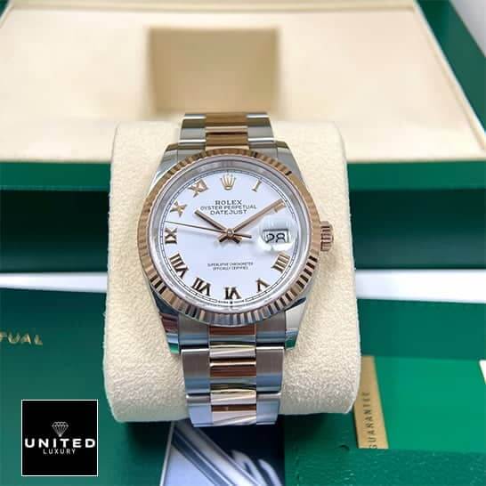 Rolex Datejust White Roman 5 Rolex Datejust 36 White Gold Roman Numerial Dial Oyster