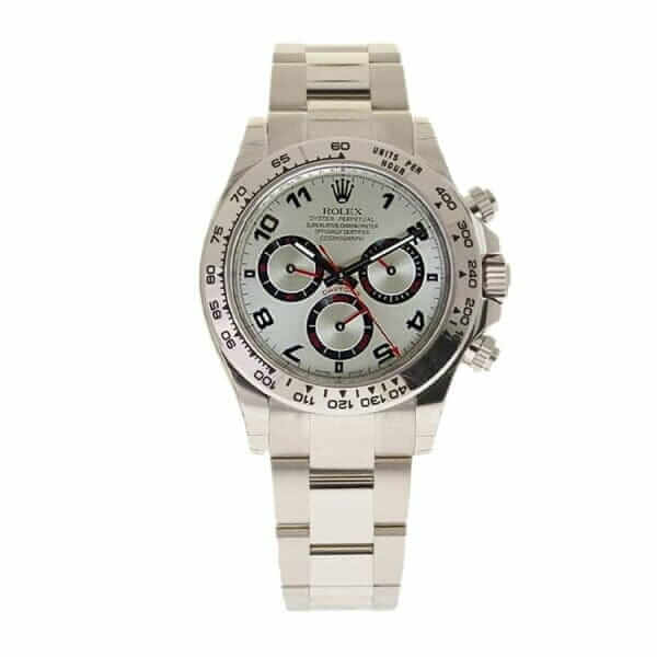 Rolex Daytona 116509 White Gold Silver Dial 
