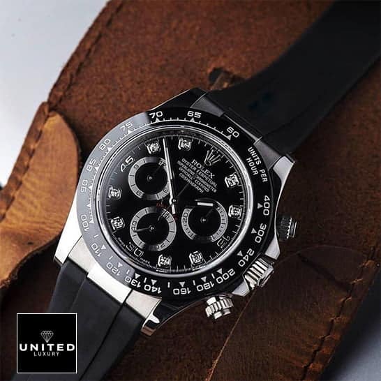 Rolex Daytona Oysterflex Black Dial 116519LN 