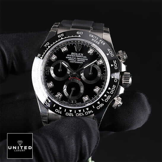 Rolex Daytona Oysterflex Black Bezel 116519LN 