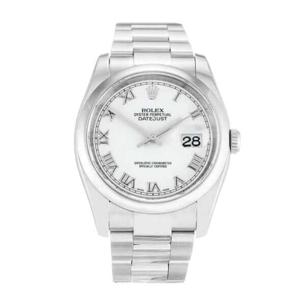 Rolex Oyster Perpetual Datejust White Dial 116200 
