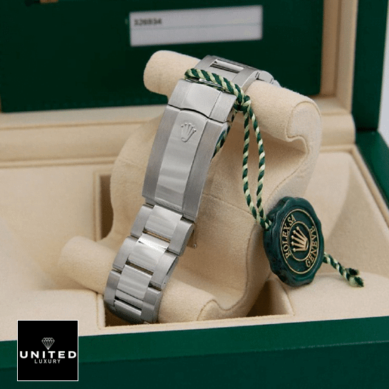 Rolex Sky-Dweller Stainless Steel 326934-0003 Fold Clasp on the Rolex Logo 