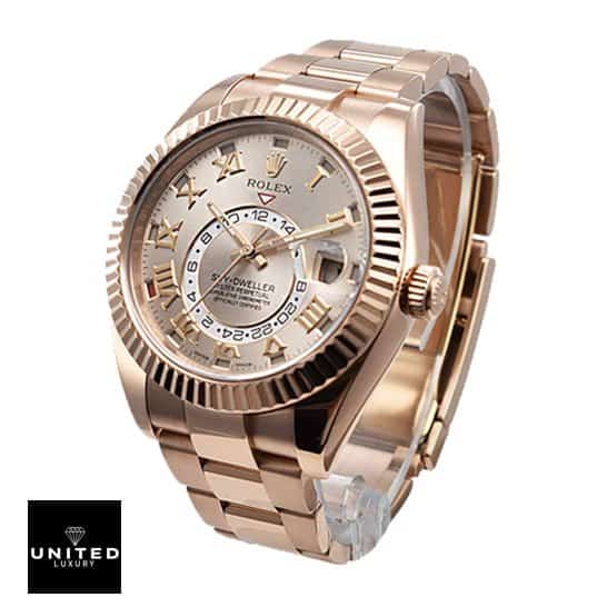 Rolex Sky-Dweller Pink Gold 326935-0004 Oyster 