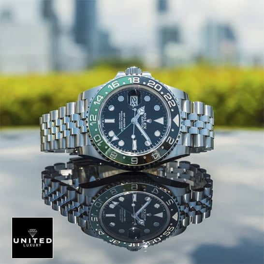 Rolex Sprite Black Dial Jubilee Bracelet 