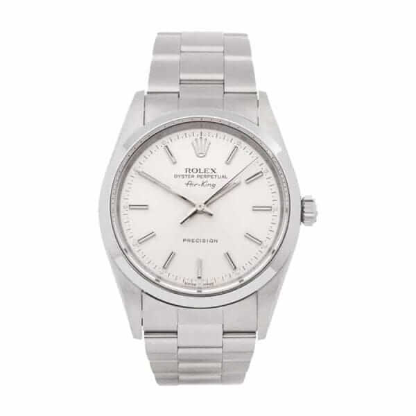Rolex Air King 14000 Stainless Steel White Dial 