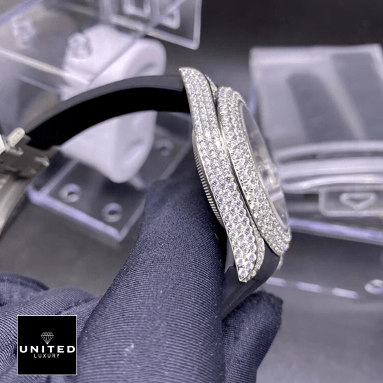 Rolex Submariner 116336 Gem Set  on the hand