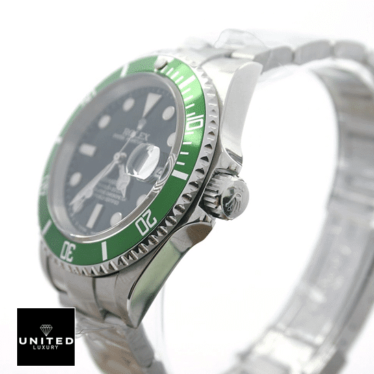 Rolex Submariner Date Kermit Black Dial Green Bezel 16610LV MK2 