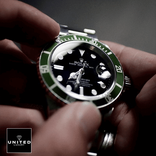 Rolex Submariner Date Kermit Black Dial 16610LV MK2 