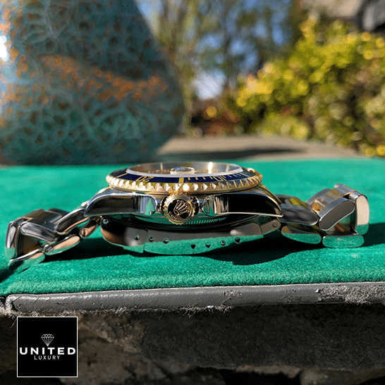 Rolex Submariner 16613 S.Steel Gold Crown Pusher 