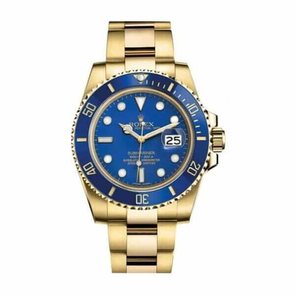 rolex-submariner-blue-dial-gold-116618lb