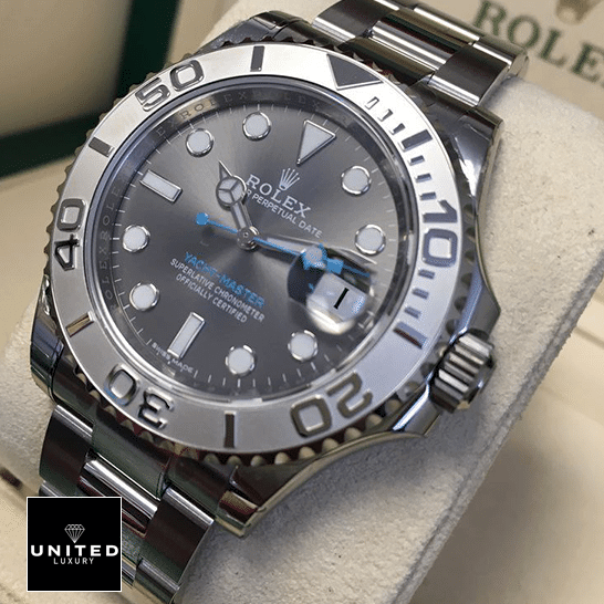 Rolex Yacht-Master 116622-0003 Platinum & Rhodium Dial 5 Rolex Yacht Master 116622-0003 in the rolex box