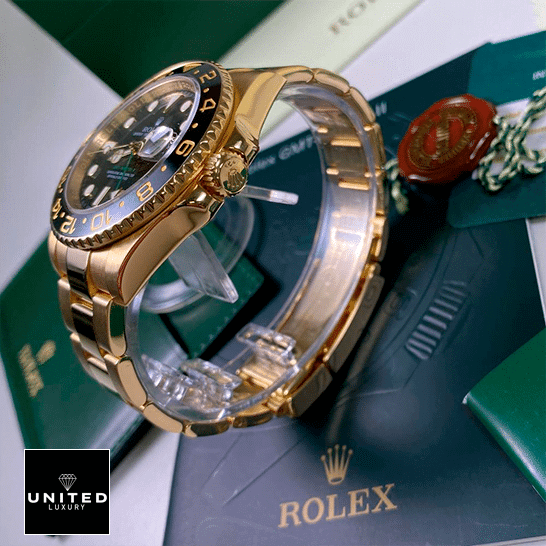 Rolex Oyster Perpetual Gmt-Master 4 Rolex GMT-Master II 116718LN Right Side Button & Crown Pusher