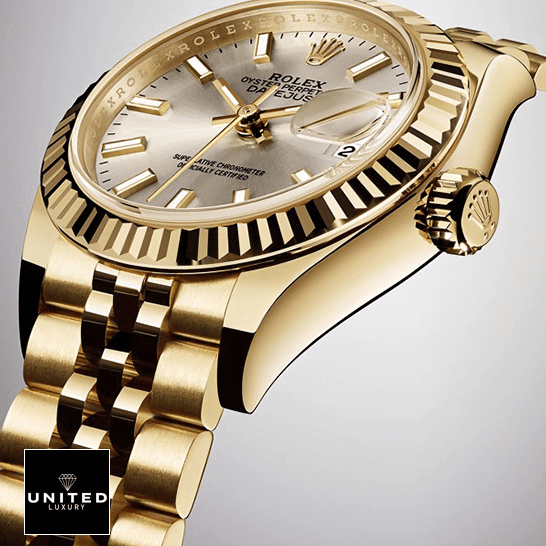 Rolex Datejust 279178 Yellow Gold Jubilee Bracelet 