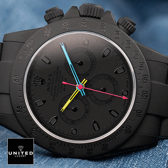 Rolex Blaken Daytona Date Black Dial 116520 