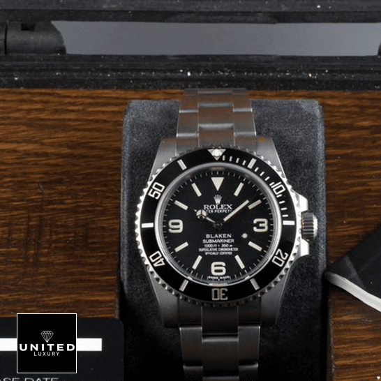 Rolex Submariner 6190 Blaken Black Dial 5 Rolex Blaken Submariner 6190 inside the box