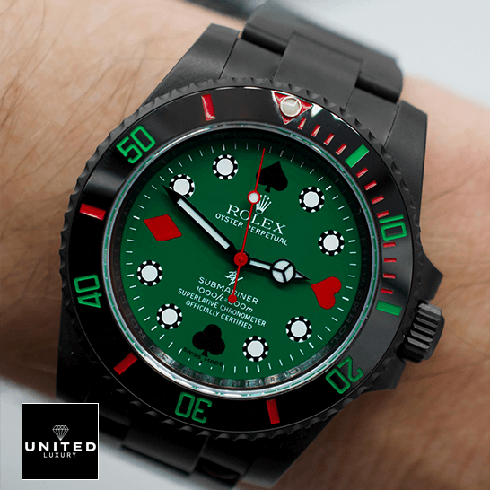 Rolex 114060 Submariner Blaken 114060  on the wrist