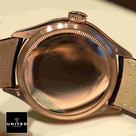 Rolex Cellini Stainless Steel Case  upside view