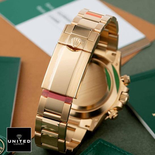 Rolex Cosmograph Daytona 116508-0009 Yellow Gold Oyster Bracelet and Fold Clasp 