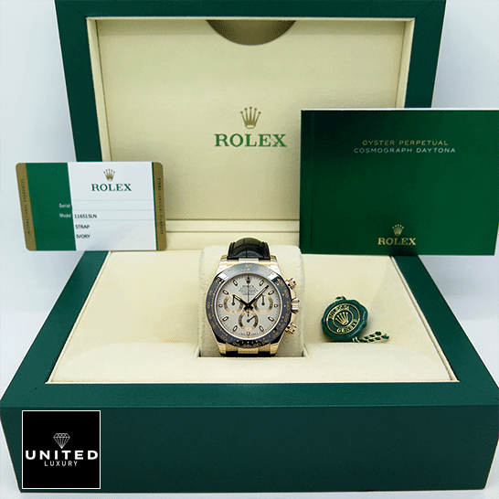 Rolex Cosmograph Daytona White Dial 116515LN-0003 1 Rolex Cosmograph Daytona 116515LN-0003 in the Rolex Box & Guarantee Card