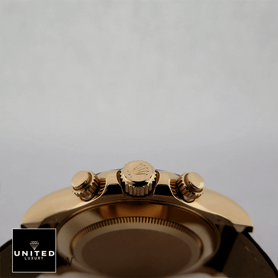 Rolex Cosmograph Daytona White Dial 116515LN-0003 5 Rolex Cosmograph Daytona 116515LN-0003 Yellow Gold Crown Pusher