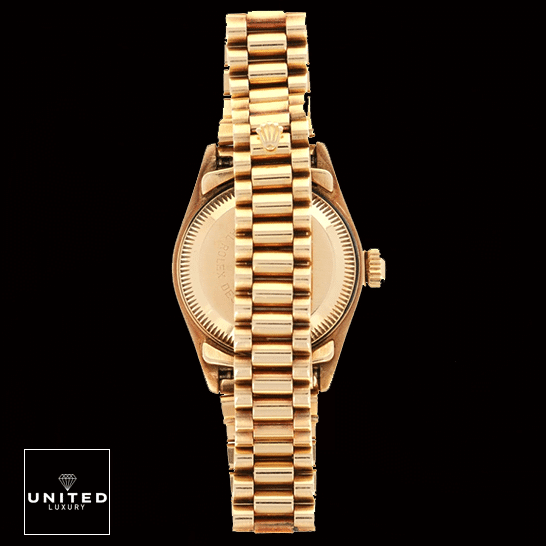 Rolex Datejust 69178  Yellow Gold Oyster Bracelet Clasp on the Rolex logo