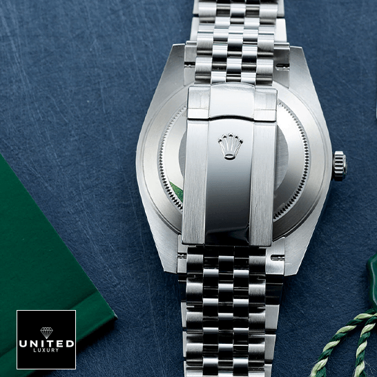 Rolex Datejust Stainless Steel Jubilee  case and clasp view