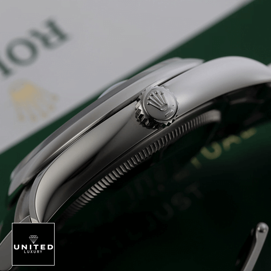 Rolex Datejust 115200-0004 Steel Silver  crown / push button