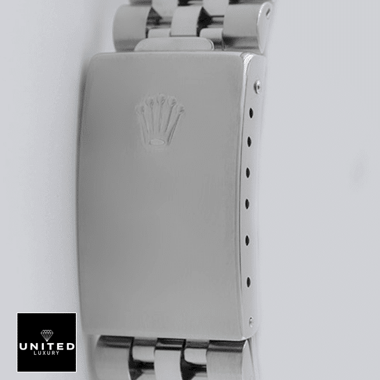 Rolex Datejust 116234-0084 Silver Dial 5 Rolex Datejust 36 116234-0084 Fold Clasp on the Rolex logo