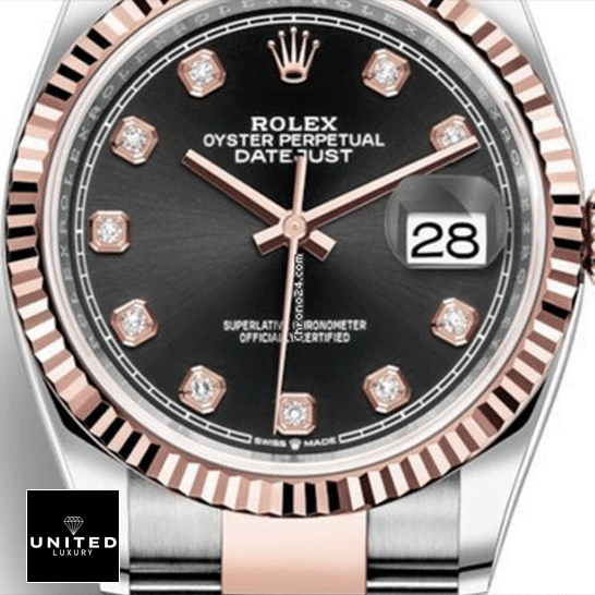 Rolex Datejust 126231 Black Dial With Diamonds 