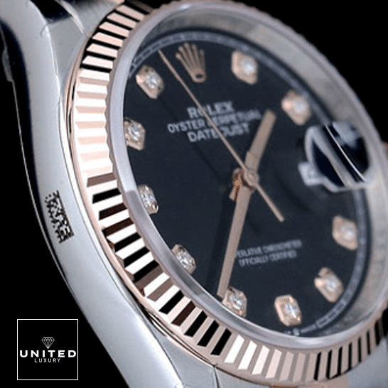 Rolex Datejust 126231 Rose Gold Fluted Bezel 