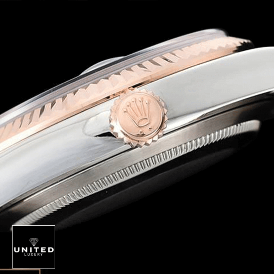 Rolex Datejust 126231 Rose Gold Crown Pusher 