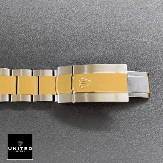 Rolex Datejust 41 126331-0013 Two Tone Oyster Bracelet  Fold Clasp on the Rolex Logo