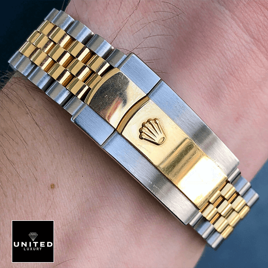 Rolex Datejust 126333 Yellow Gold Steel Jubilee  on the wrist