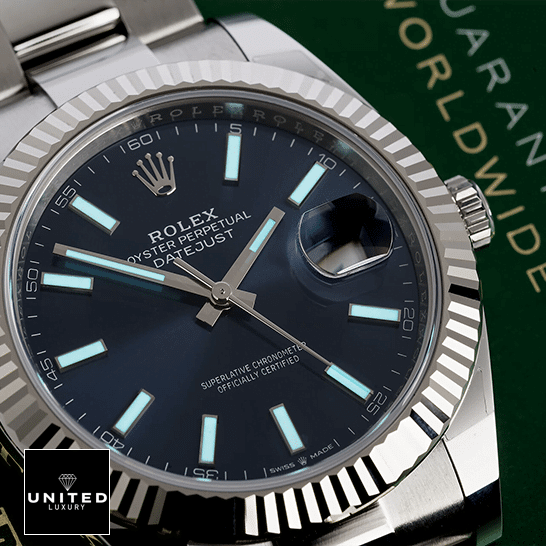 Rolex Datejust 126334 Steel Blue Luminous Dial 
