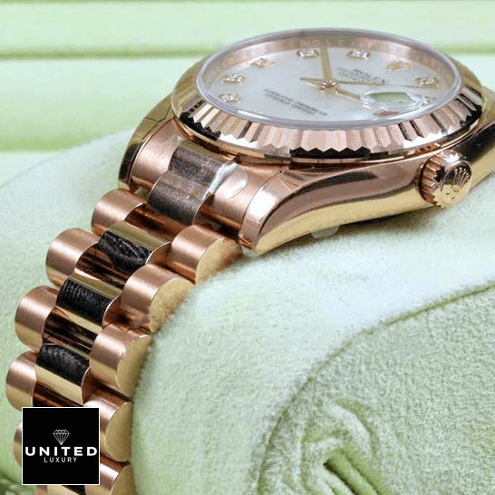 Rolex Datejust 178275 Oyster Mother Of Pearl Rose Gold  in the box