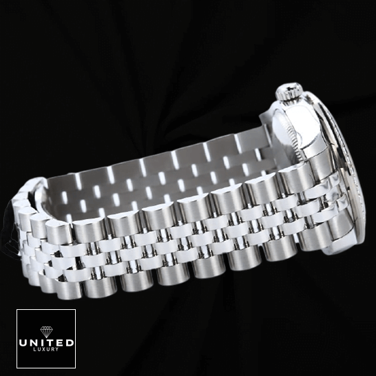 Rolex Datejust 178384 White Gold  side view