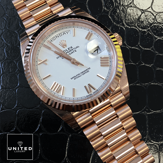 Rolex Datejust 278275 Rose Gold White Dial Romen Numerals 