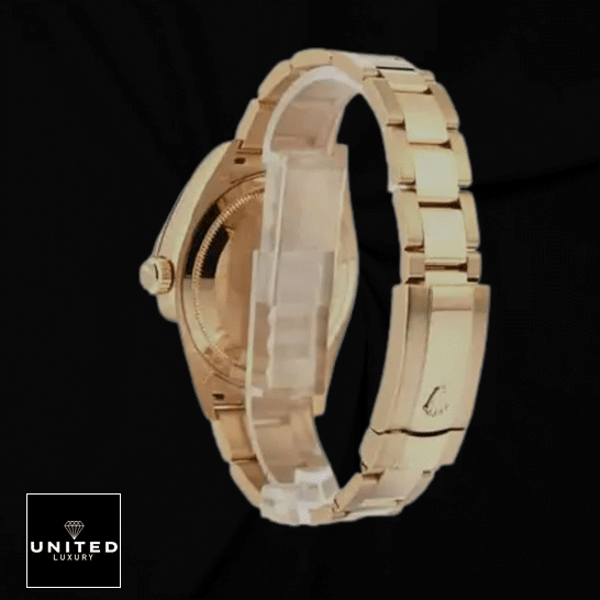 Rolex Oyster Datejust 3 Rolex Datejust 278278-0019 Yellow Gold Oyster Bracelet Fold Clasp on the Rolex logo