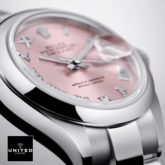 Rolex Lady-Datejust 279160-0013 S.Steel Case Pink Romen Numerial 