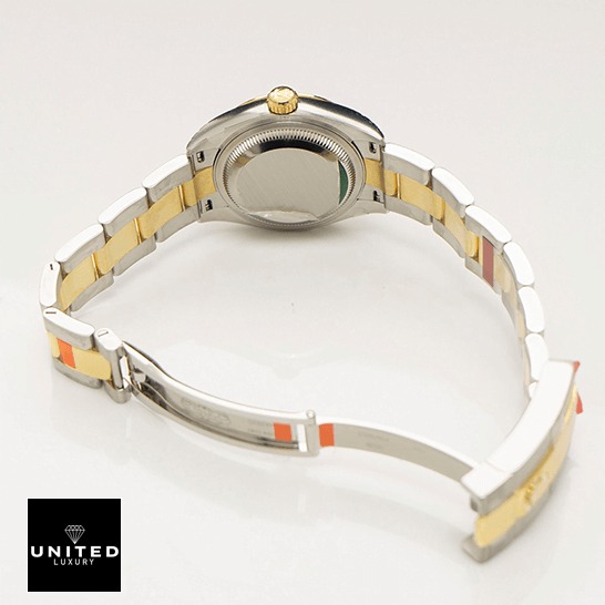 Rolex 279163 Steel Yellow Gold Stainless Steel Case  opened clasp