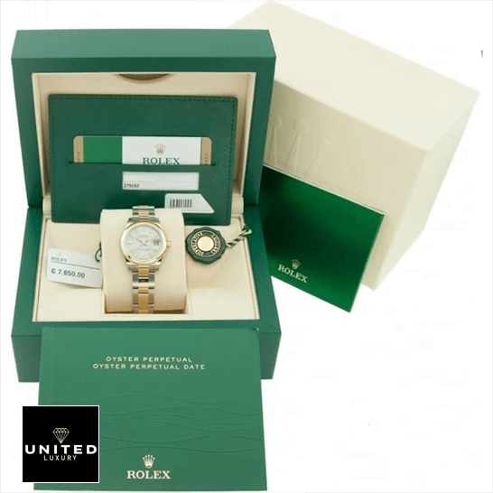 Rolex Datejust 279163 Oyster Bracelet  in the rolex box