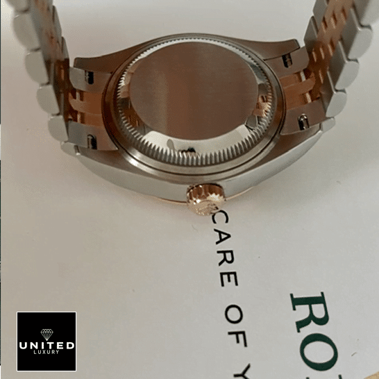 Rolex Datejust Stainless Steel case & Crown Pusher