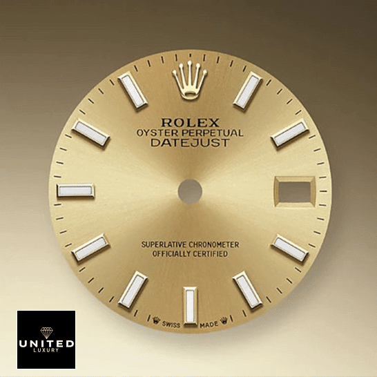 Rolex Datejust Oyster Perpetual Gold Dial 