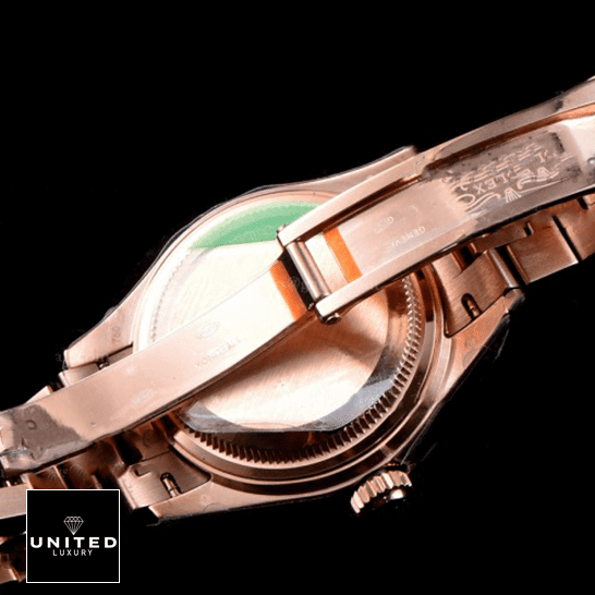 Rolex Lady Datejust Rose Gold 279175  Open Fold Clasp